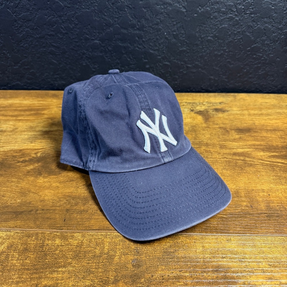 New York Yankees '47 Brand Twins Navy Blue Cotton Baseball Hat Mens Large